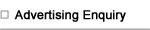 Advertising Enquiry