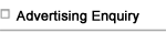 Advertising Enquiry